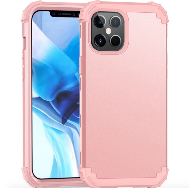 Slagfast cover til iPhone 12 mini, Rosa