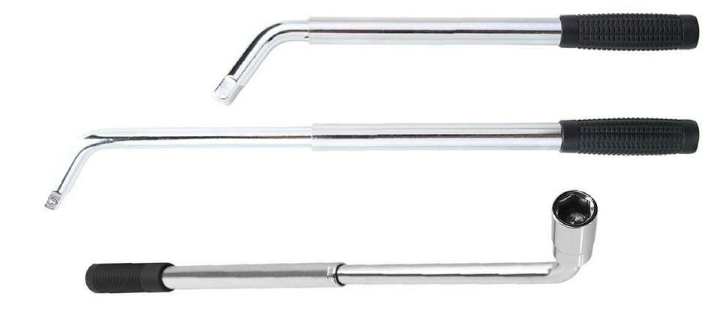 Fælgnøgle med teleskophåndtag