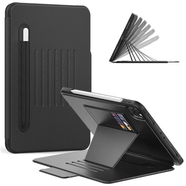 Beskyttende taske til iPad Air 4 2020 med penholder, Sort