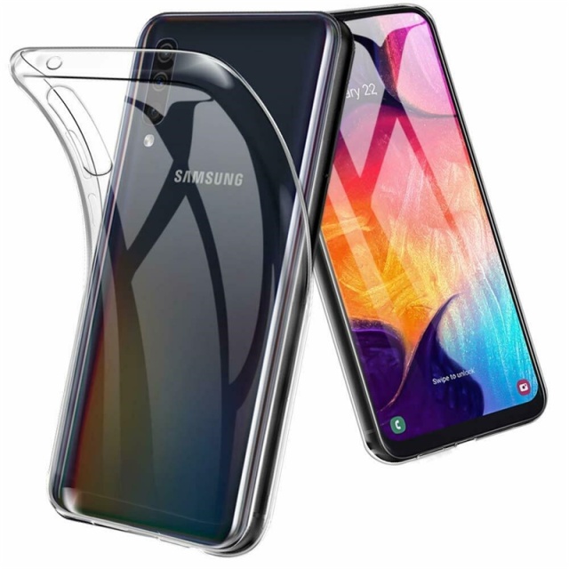 Transparent TPU-etui til Galaxy A50/A50s/A30s