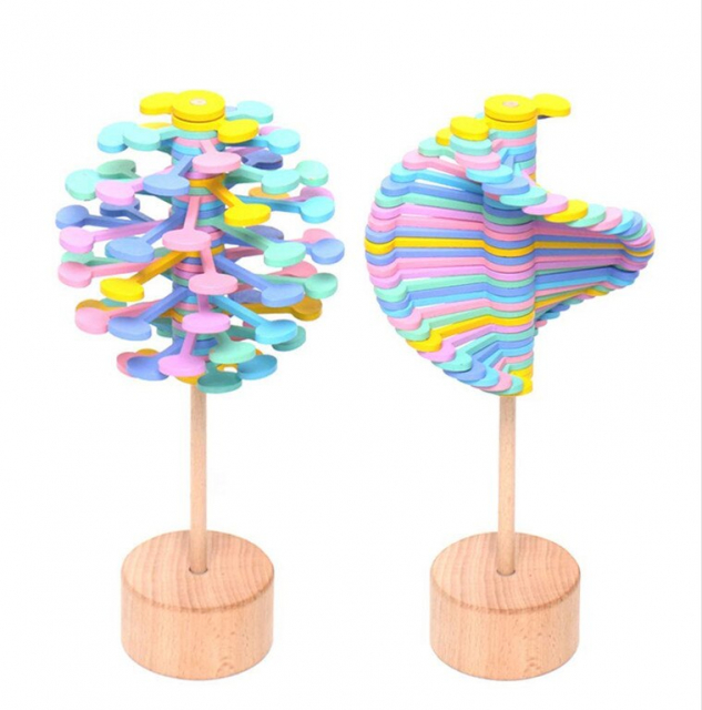 Lollipopter fidget spinning legetøj, pastelfarver