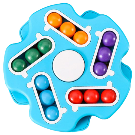 Fidget Spinner med puslespil, blå
