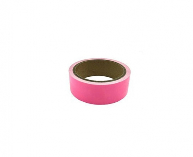 Selvlysende Tape 15mm 5m, Pink