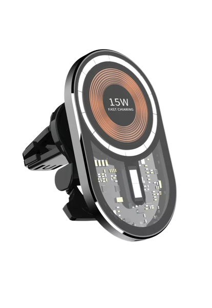Trådløs opladningsholder til bil iPhone 14, 15W