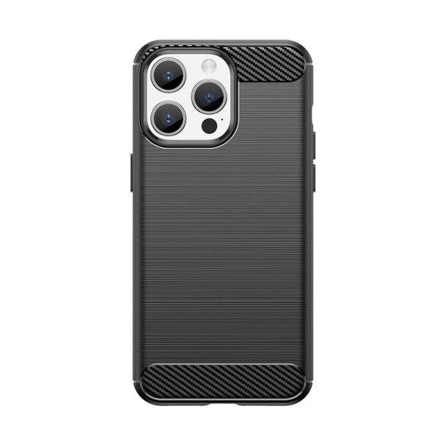 TPU-etui til iPhone 15 Pro, sort