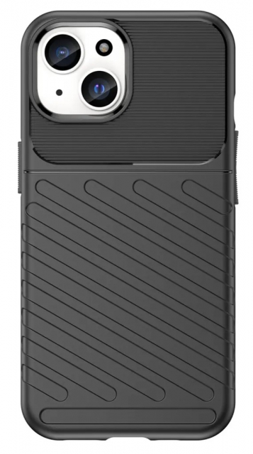 TPU-etui til iPhone 15 Pro, sort