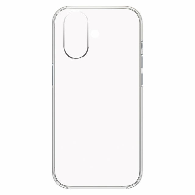 iPhone 16 slim cover, blød TPU-beskyttelse, gennemsigtig