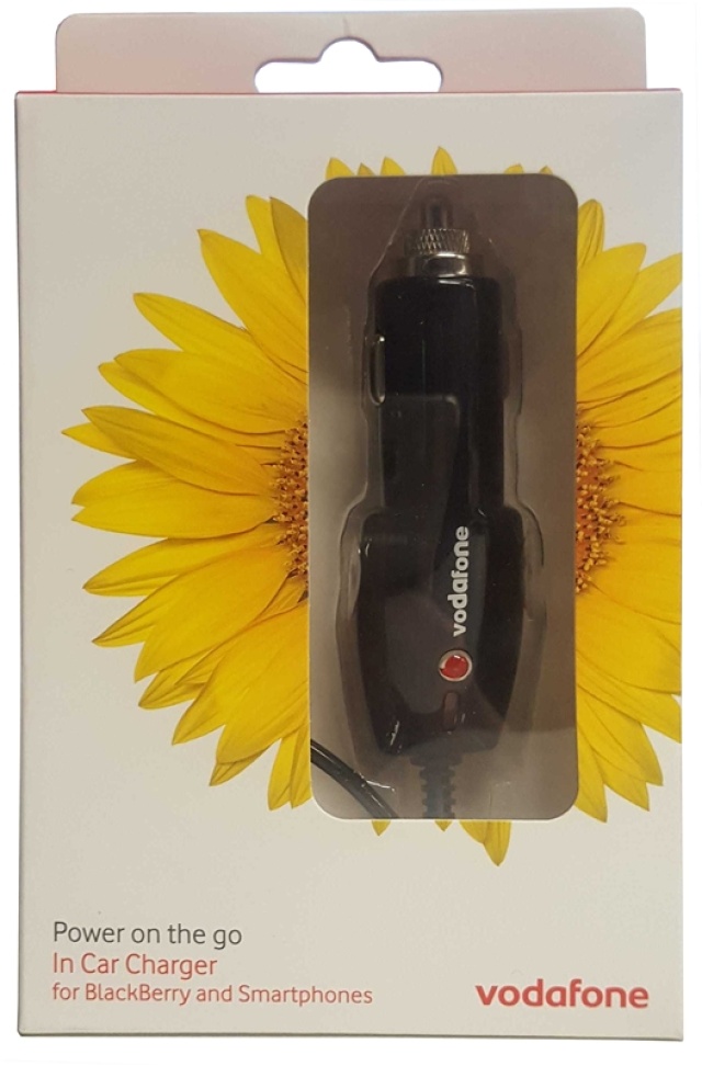 Biloplader 1A Micro-USB og Mini-USB, sort