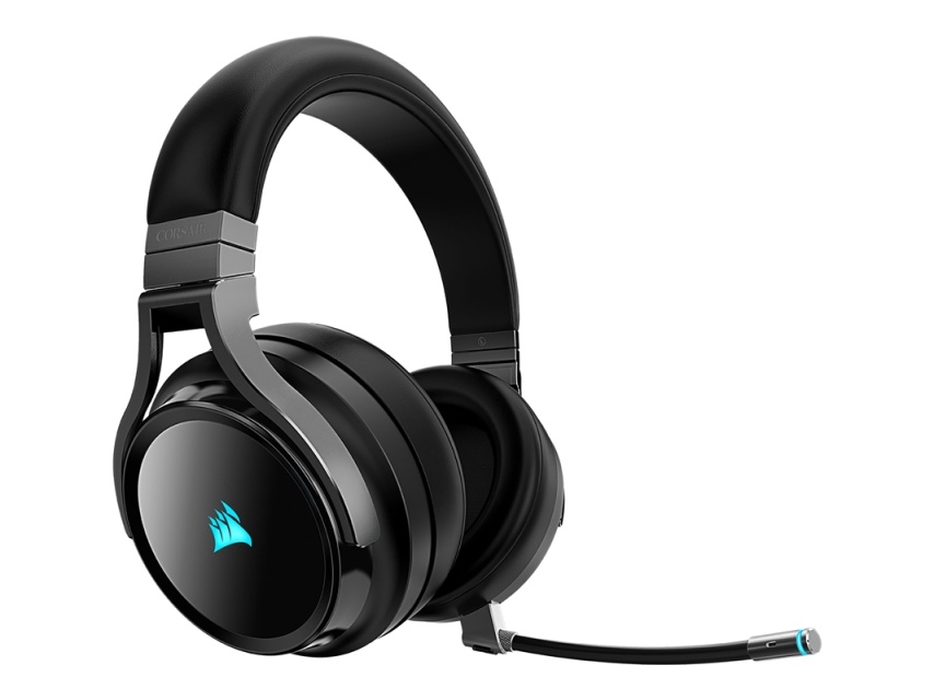 Corsair Gaming VIRTUOSO RGB - Headset - trådløst - fuld størrelse - sort