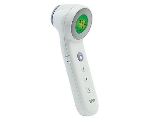 Braun BNT400 3-i-1 No Touch-termometer, hvid