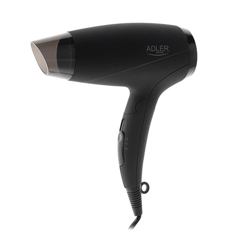Adler AD 2266 Hårtørrer 1200W, sort