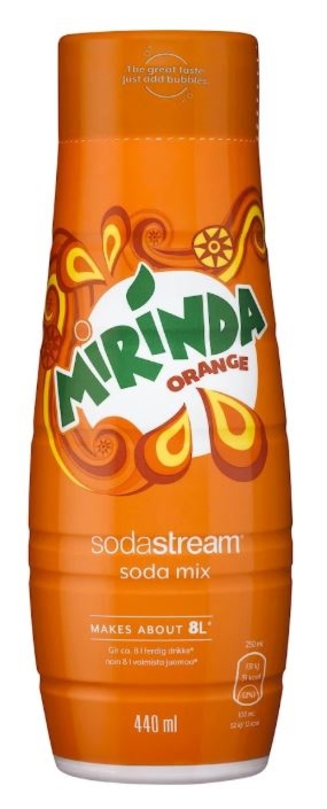 SodaStream Mirinda 440ml - Giver 8 liter