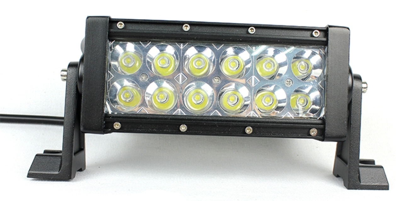 Kraftig 36W, 8", 2340LM LED-rampe