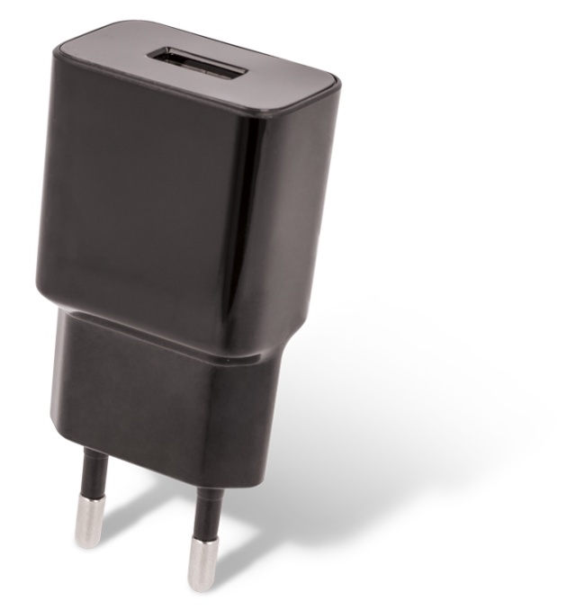 Maxlife USB-hurtigoplader MXTC-01, med hurtigopladning, 2,1A, sort