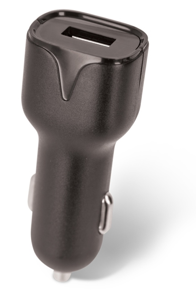 Maxlife biloplader MXCC-01 USB (1A), sort