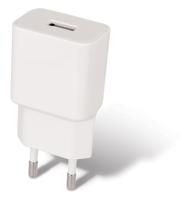 Maxlife vægoplader MXTC-01 USB (1A) + Lightning-kabel, hvid