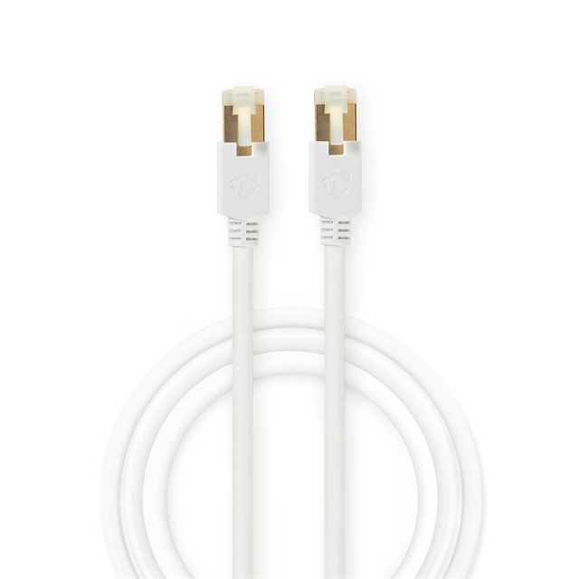 Nedis Kat 6 kabel | RJ45 Han | RJ45 Han | F/UTP | 5.00 m | Runde | LSZH / PVC | Hvid | Window Box