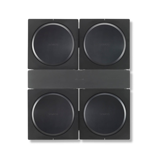 Flexson Vægbeslag SONOS AMP 4x Sort