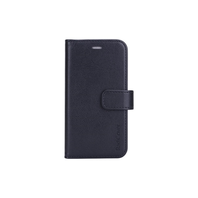 Radicover Strålingsbeskyttende Wallet PU iPhone 12 Mini Flipcover RFID Sort