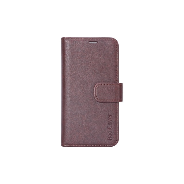 Radicover Strålingsbeskyttende Wallet PU iPhone 5/5S/SE Flipcover RFID Brun