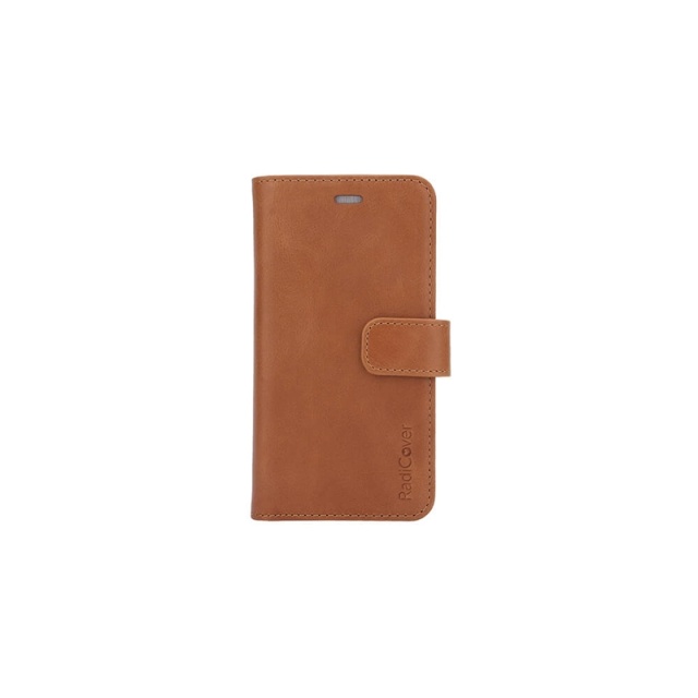 Radicover Strålingsbeskyttende Wallet Læder iPhone 6/7/8/SE2020/22 2in1 Magnetcover Brun