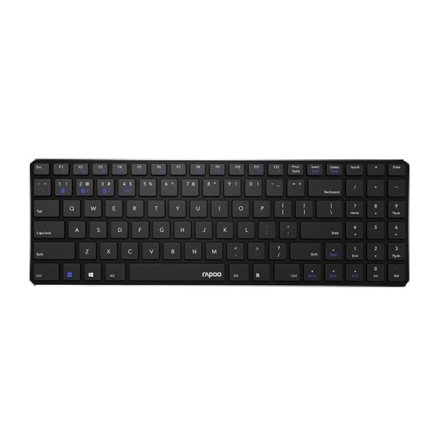 Rapoo Keyboard E9100M Wireless Multi-Mode Black