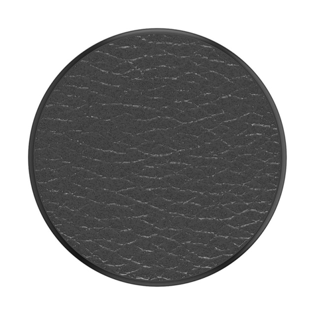 PopSockets PopGrip PREMIUM Pebbled Vegan Leather Black