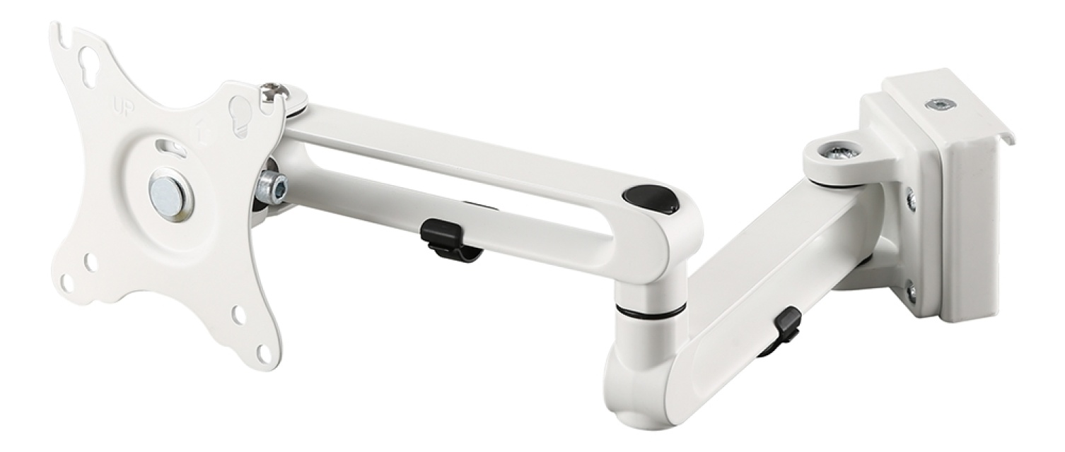 DELTACO OFFICE Monitorarm til rillepanel (DELO-0151), 17-32", 8 kg.
