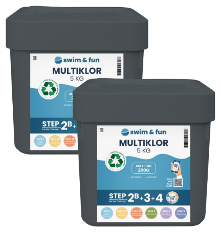 Swim & Fun MultiKlor Maxi Tab 200 g, 2 x 5 kg