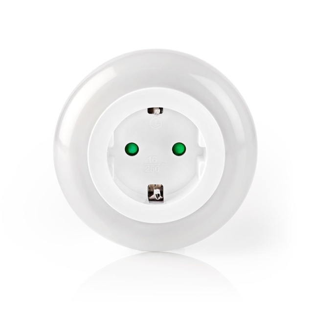Nedis Plug-In LED natlys | Dag/nat sensor | 3680 W | 10 lm | Blå / Grøn / Hvid