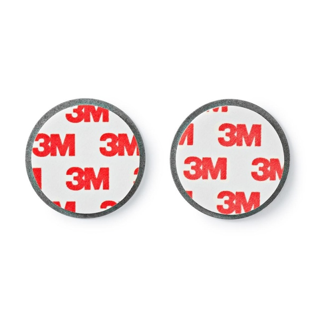 Nedis Detektormontering | Diameter: 39.4 mm | Magnetisk | Tape | Sølv