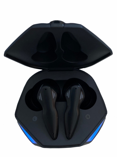 U30 trådløse in ear-gaminghovedtelefoner med LED, sort