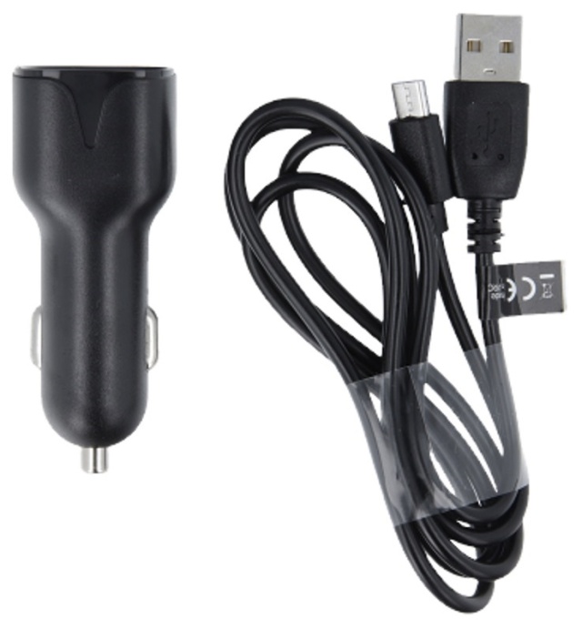 Maxlife MXCC-01 USB biloplader 1x USB 2.1A + microUSB-kabel