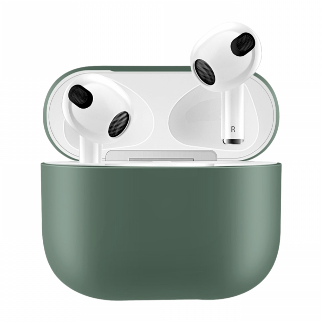 Silikoneskal til Airpods 3, mørkegrøn