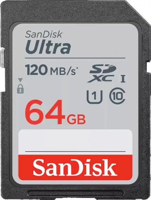 SanDisk Hukommelseskort SDXC Ultra 64GB 140MB/s