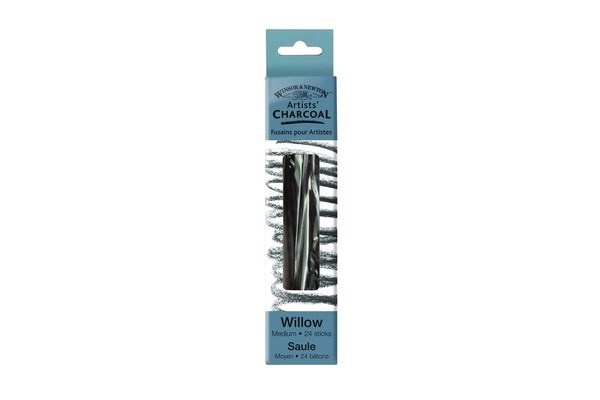 WINSOR Willow charcoal medium 24ST