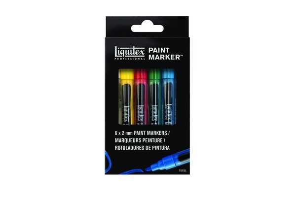 LIQUITEX Paint Marker Fin 6 Set