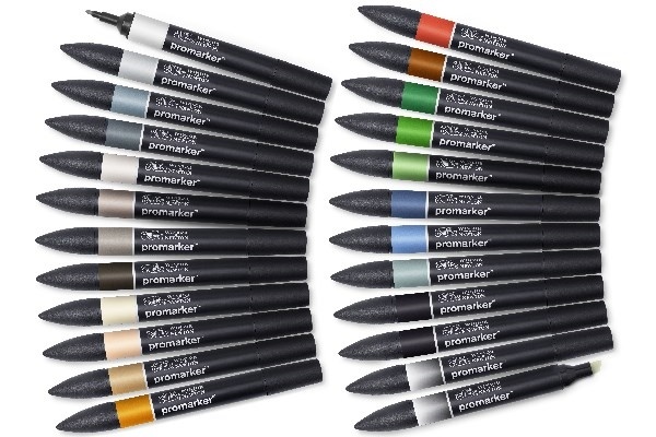 WINSOR Promarker set, architectural tones 24pcs