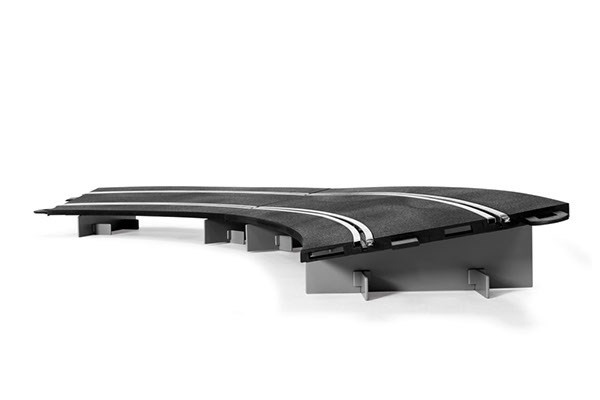 SCALEXTRIC Rad 3 Banked Curve 45° (2 per box)