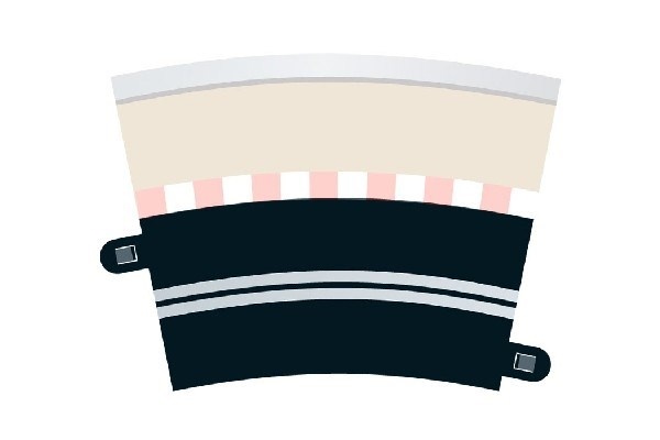 SCALEXTRIC Single Lane Curvev (4)