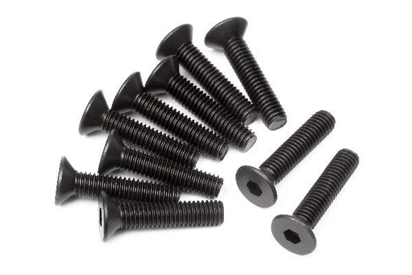 HPI Flat Head Screw M3X14Mm (Hex Socket/10Pcs)