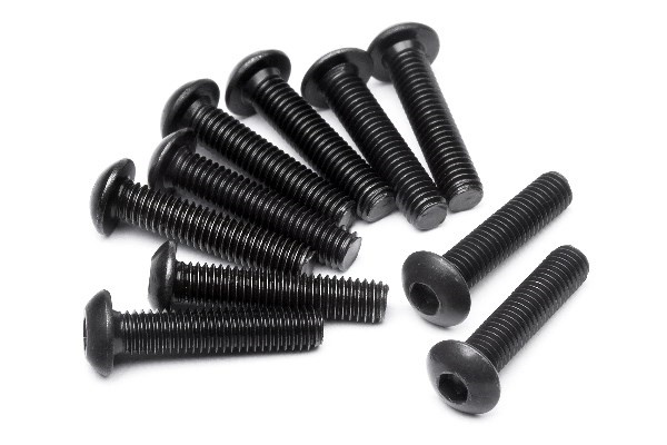 HPI Button Head Screw M3X14Mm (Hex Socket/10Pcs)