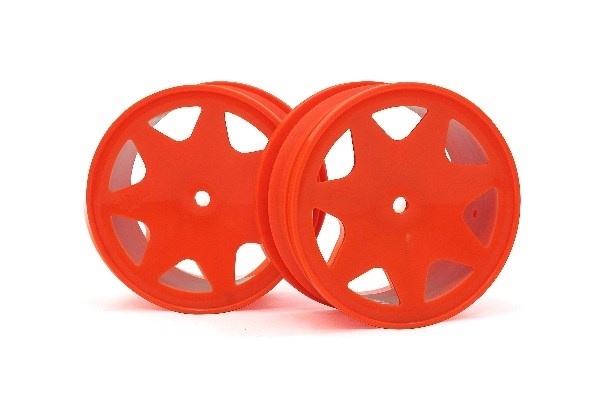 HPI Ultra 7 Wheels Orange 30Mm (2Pcs