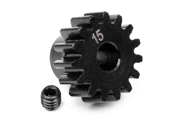 HPI Pinion Gear 15 Tooth (1M/5Mm Shaft)