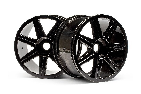 HPI 7 Spoke Black Chrome Trophy Truggy Wheel
