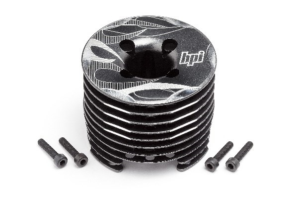 HPI Aluminium Heatsink Head Gunmetal (F3.5 Pro)