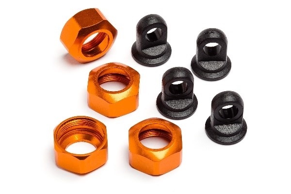 HPI Shock Caps For 101090 / 101091 /101185 +Trophys X4