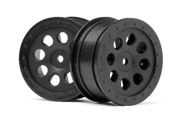 HPI St-8 Wheel Black (0Mm Offset/2Pcs)