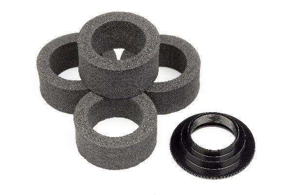 HPI Servo Saver Foam (4Pcs) With Adjust Nut