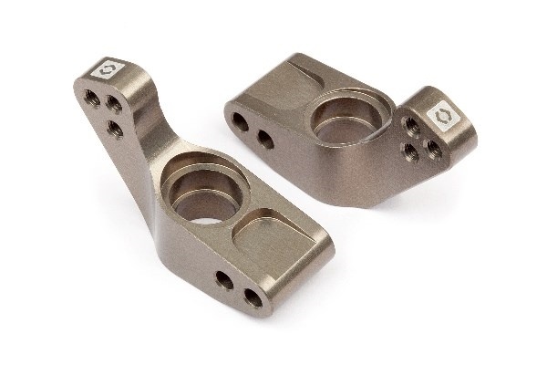 HPI Aluminum Rear Hub Carrier Set (0 Deg/Hard Anodize)